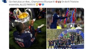 登贝莱：这不再是梦想，欧洲冠军！！！我们一起书写历史